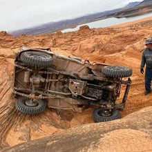 Load image into Gallery viewer, Willys Jeep Belly Pan Skidplate in 1/4" DOMEX 100XF Material