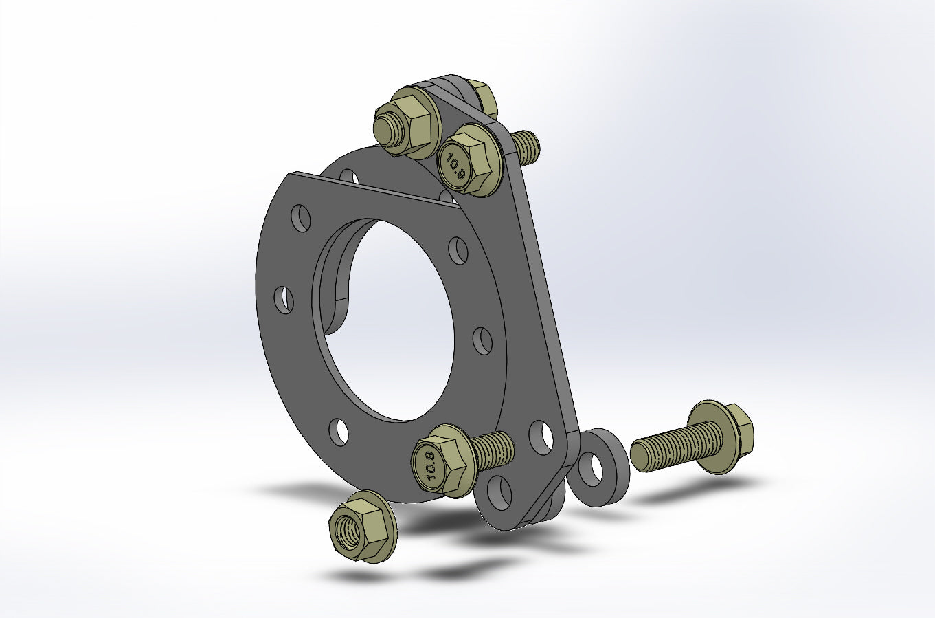 Electric Emergency Brake ( EEBrake ) Rear Bracket Kit, 41-75 Jeep